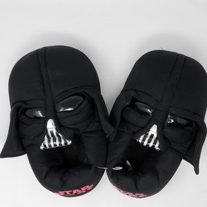Star Wars Darth Vader Youth 4-5 Slippers NWT
